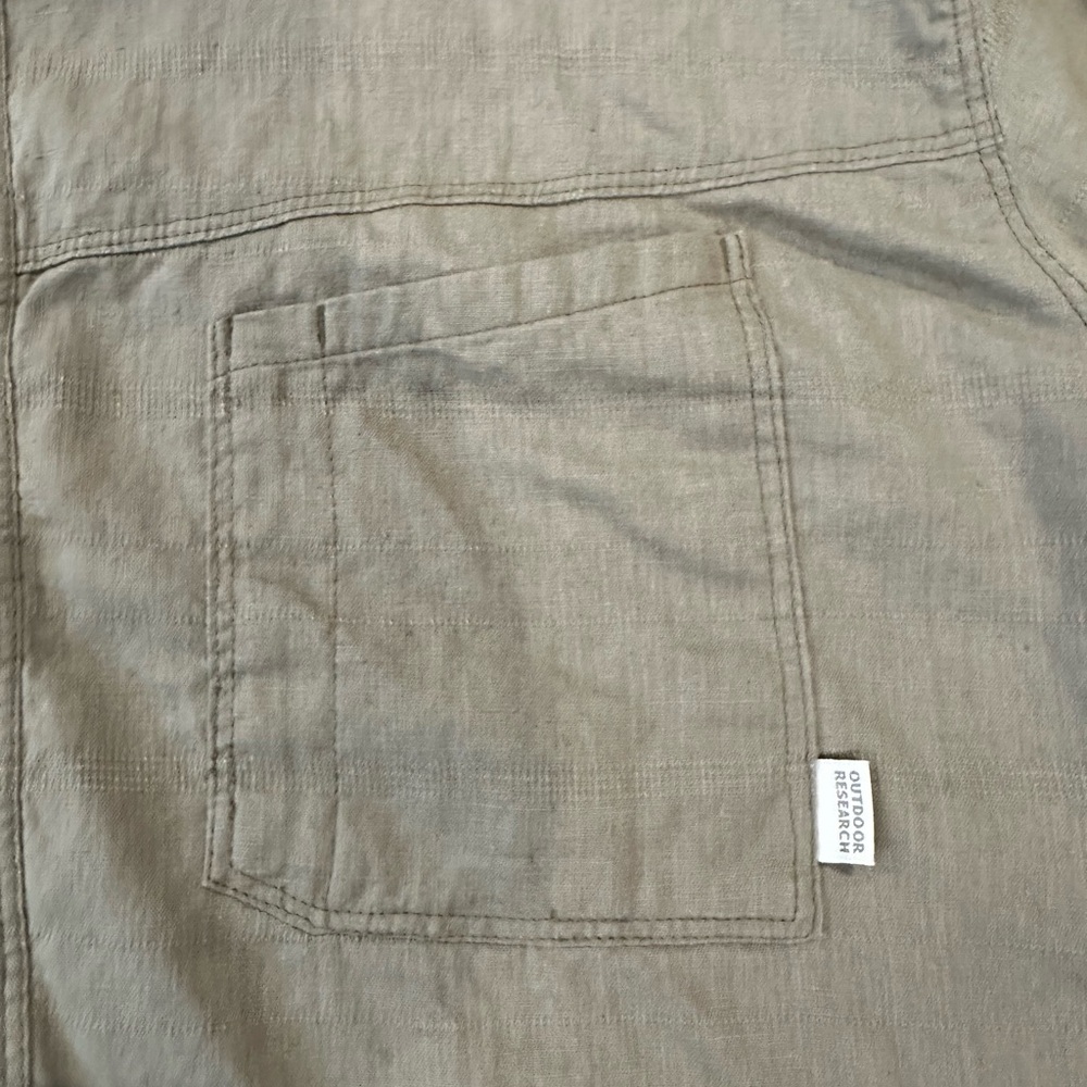 Outdoor Research Blue and Green Casual Button Down Shirt - Picture 4 of 13